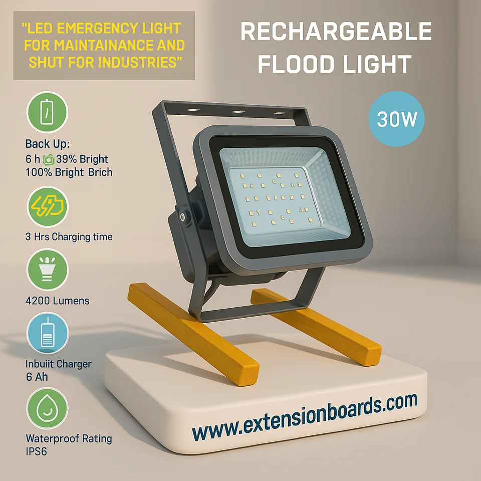 Portable LED floodlight