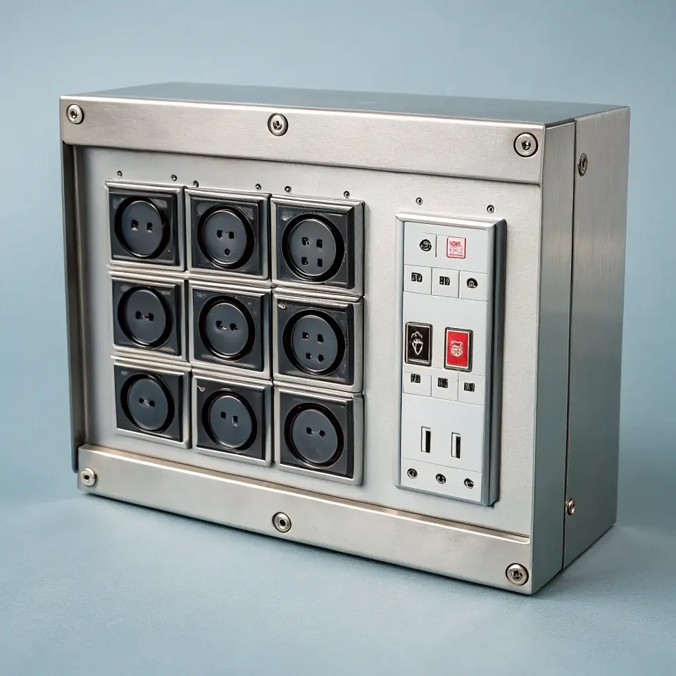 Metal Extension Board with Metal Clad Sockets — additional photograph 3